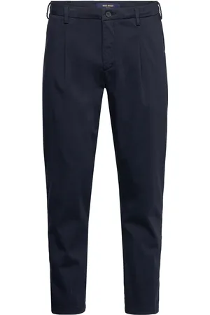 MOS MOSH Gallery Mmghughes Soft Pant Bottoms Trousers Chinos Navy