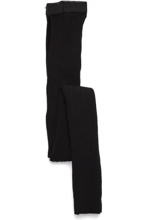 mp Denmark Cotton Rib Leggings Sukkahousut Black