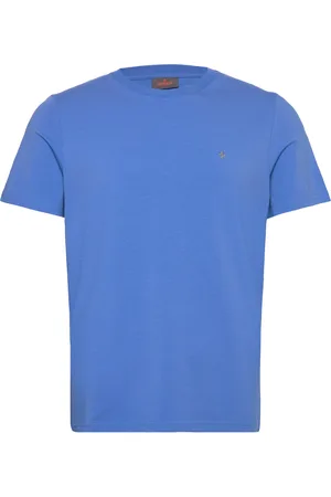 Morris James Tee Designers T-shirts Short-sleeved Blue