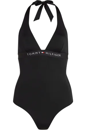 Tommy Hilfiger Halter Piece Uimapuku Uima-asut Black