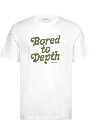WoodWood Wwbobby Depth T-Shirt Designers T-shirts Short-sleeved White