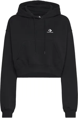 Converse Star Chevron Hoodie Egret Sport Sport Clothing Sport Sweat-shirts & Hoodies Sport Hoodies Black