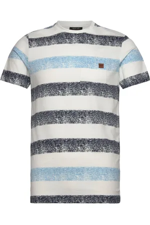 INDICODE Inhernandez Tops T-shirts Short-sleeved Blue