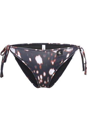 Calvin Klein String Side Tie Swimwear Bikinis Bikini Bottoms Side-tie Bikinis Black
