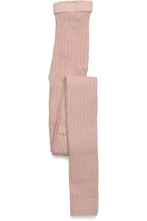 mp Denmark Cotton Rib Leggings Sukkahousut Pink