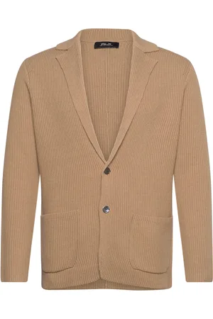 Ralph Lauren Mesh-Knit Cotton-Blend Blazer Cardigan Sport Sport Clothing Sport Sweat-shirts & Hoodies Sport Knitwear Brown