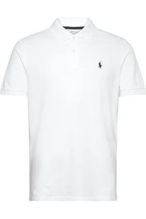 Ralph Lauren Tailored Fit Performance Mesh Polo Shirt Sport Sport Clothing Sport Tops Sport Polos Sport Short-sleeved Polos White