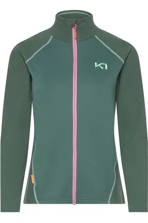 Kari Traa Kari F/Z Fleece Sport Sweat-shirts & Hoodies Fleeces & Midlayers Green