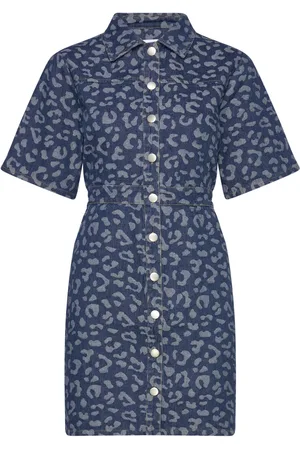 Noella Benita Dress Lyhyt Mekko Blue