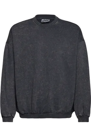 Weekday Washed Sweatshirt Tops Sweat-shirts & Hoodies Sweat-shirts Navy