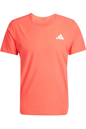 adidas Adizero Tee M Sport Men Men Sports Clothes Sport Tops Sport T-shirts Coral