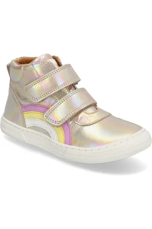 Bisgaard Rainbow Korkeavartiset Tennarit Gold