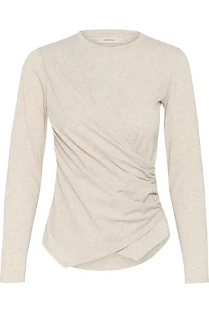 INWEAR Amillaiw Ls Blouse Tops T-shirts & Tops Long-sleeved Beige