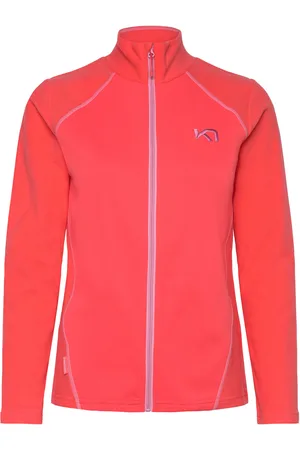 Kari Traa Kari F/Z Fleece Sport Sweat-shirts & Hoodies Fleeces & Midlayers Coral