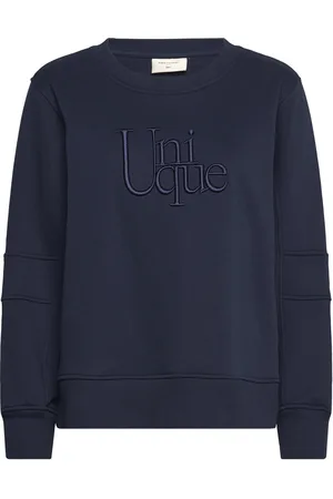 Freequent Fqprosit-Pullover Tops Sweat-shirts & Hoodies Sweat-shirts Navy
