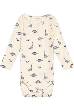 Lil Atelier Nbmgeo Atu Ls Slim Body Lil Bodies Long-sleeved Cream
