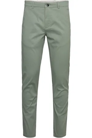 Lindbergh Aop Superflex Chino Pants Bottoms Trousers Chinos Green