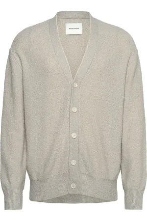 WoodWood Wwtrue Tops Knitwear Cardigans Grey