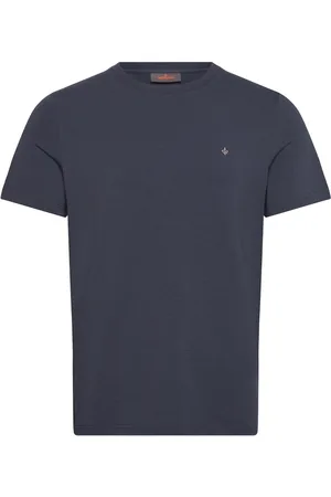 Morris James Tee Designers T-shirts Short-sleeved Navy