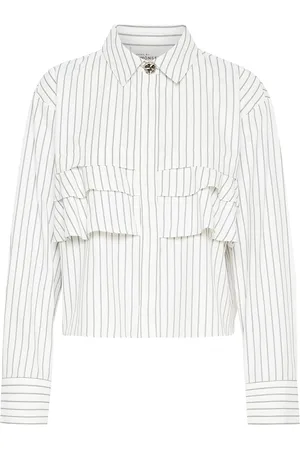 Karen by Simonsen Kbuda Nilla Shirt Tops Shirts Long-sleeved White