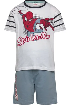 Marvel T Shirt + Short Sets Sets With Short-sleeved T-shirt Blue