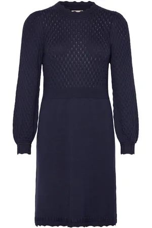 Freequent Fqgina-Dress Polvipituinen Mekko Navy