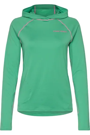 Kari Traa Sanne Sunshirt Sport Sweat-shirts & Hoodies Hoodies Green