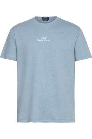 Ralph Lauren Classic Fit Logo Jersey T-Shirt Tops T-shirts Short-sleeved Blue