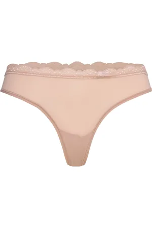 Calvin Klein Thong Stringit Alusvaatteet Beige