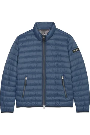 Marc O’ Polo Woven Outdoor Jackets Vuorillinen Takki Topattu Takki Blue