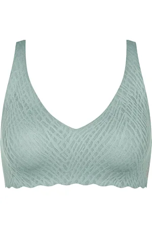 Sloggi Zero Feel Bliss Soft Bra Lingerie Bras & Tops Soft Bras Non Wired Bras Blue