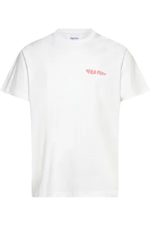 Pica Pica Disco Tops T-shirts Short-sleeved White