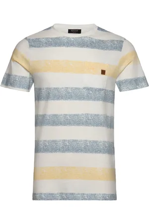 INDICODE Inhernandez Tops T-shirts Short-sleeved Cream