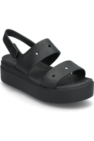 Crocs Brooklyn 4U Shoes Summer Shoes Platform Sandals Black