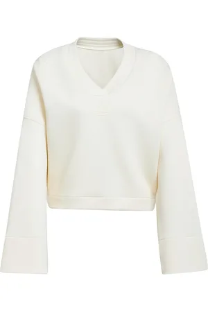 adidas V-Sweatshirt Sport Sport Clothing Sport Sweat-shirts & Hoodies Sport Sweat-shirts Cream