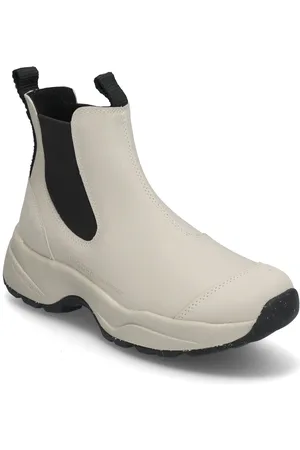 Woden Siri Waterproof Shoes Chelsea Boots Beige
