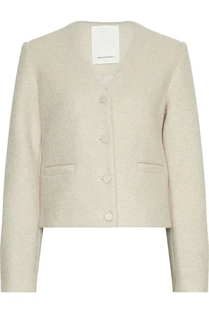 MSCH Mschhannah Cailana Jacket Outerwear Jackets Light-summer Jacket Cream