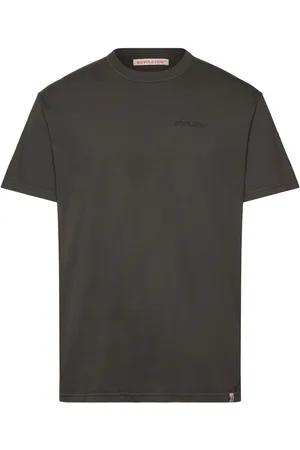 Revolution Application T-Shirt Tops T-shirts Short-sleeved Black