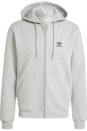 adidas Ess Fz Hd Sport Sport Clothing Sport Sweat-shirts & Hoodies Sport Hoodies Grey