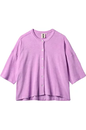 Bongusta Naram Over D Shirt Tops Shirts Short-sleeved Purple