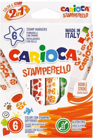 Frescobol Carioca Stämpelfiberpennor Toys Creativity Drawing & Crafts Drawing Coloured Pencils Multi/patterned