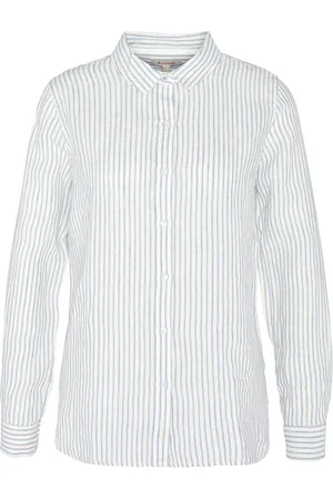 Barbour Marine Shirt Tops Shirts Long-sleeved Blue