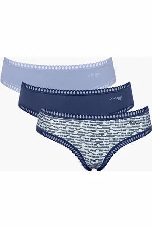 Sloggi Go Crush Hipster C3P Hipsterit Alushousut Alusvaatteet Navy