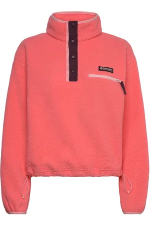Columbia Helvetia Ii Cropped Half Snap Fleece Sport Women Sport Clothing Sport Fleeces & Midlayers Coral