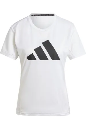 adidas Run It Tee Sport Sport Clothing Sports Tops & T-shirts Sport T-shirts White