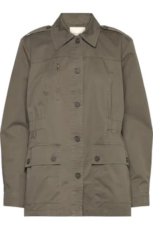 Freequent Fqsaffi-Jacket Outerwear Jackets Utility Jackets Khaki Green