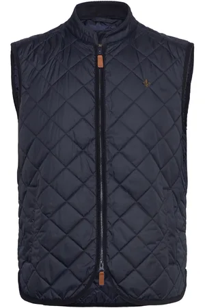 Morris Teddy Quilted Vest Liivi Navy