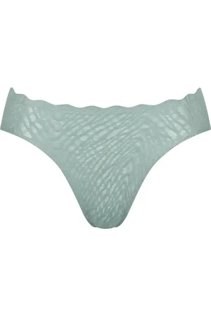 Sloggi Zero Feel Bliss High Leg Lingerie Panties Seamless Panties Blue