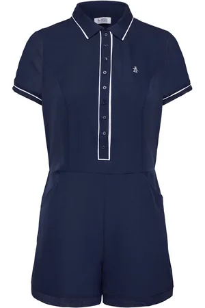 Original Penguin Ss Veronica Romper Sport Sport Clothing Sports Tops & T-shirts Sport Jumpsuits & Bodies Black