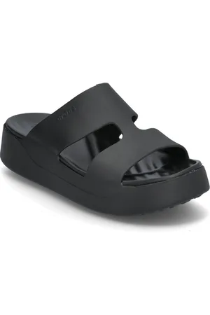 Crocs Getaway Platform H-Strap Matalapohjaiset Sandaalit Black